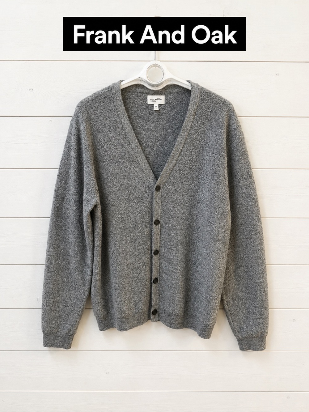 FRANK AND OAK – MEN’S CARDIGAN – SIZE XXL